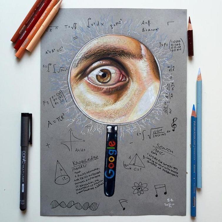 Художник критикует современное общество и его технологии, Сэм Бейли, Sam Bailey