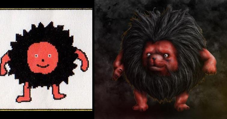 художник перерисовал свои детские рисунки, Оуэн Риксон, Owen Rixon