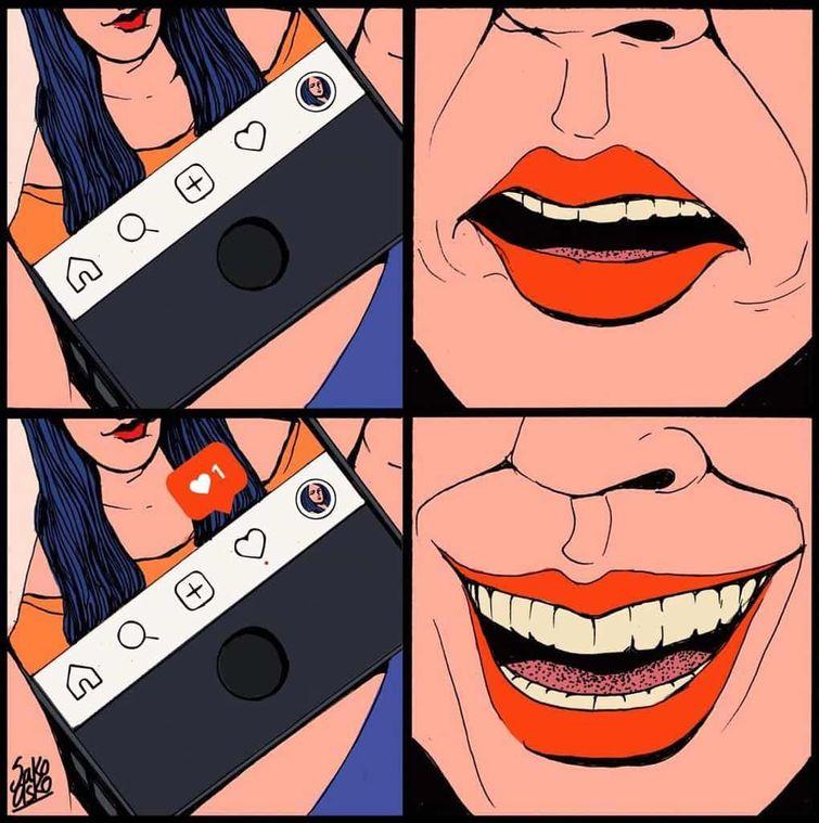  мощные иллюстрации о сегодняшнем мире, Сантьяго Оливерос, Sakoasko