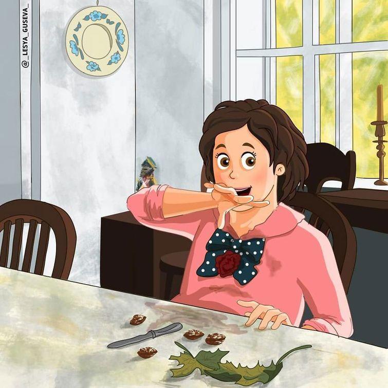 Фотографии, показывающие, что произошло за кулисами знаменитых картин Леся Гусева, что скрывают известные картины, за кулисами картин