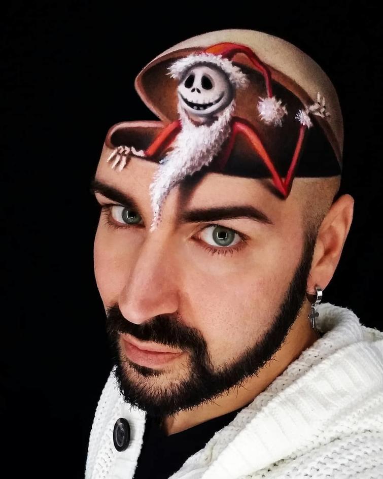 визажист мастер 3D-иллюзий, Лука Люче, Luca Luce