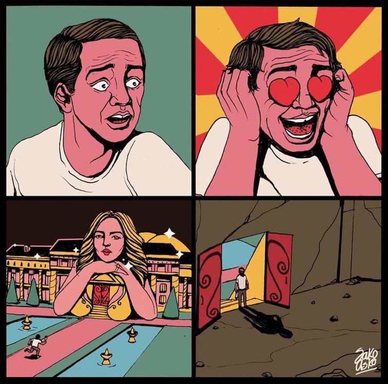  мощные иллюстрации о сегодняшнем мире, Сантьяго Оливерос, Sakoasko