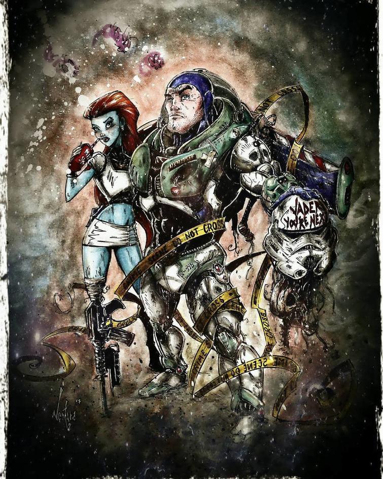 Не детские сказки: художник разрушит ваше детство своими жуткими образами любимых героев художник разрушит ваше детство своими жуткими образами, Марсело Вентура, Marcelo Ventura