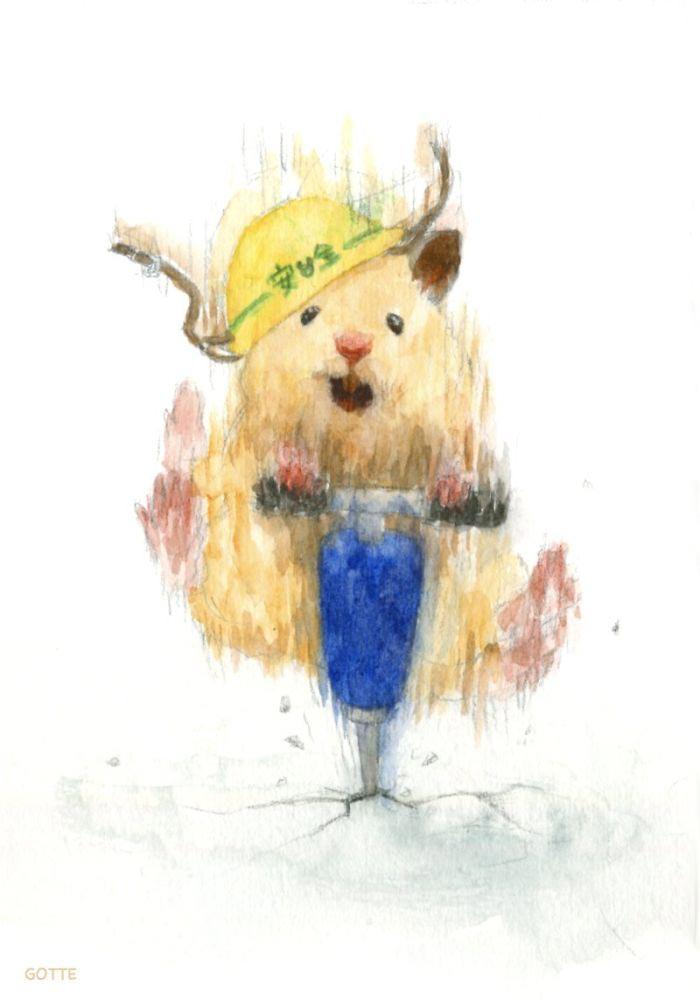 Японский художник мило изображает жизнь своего хомяка, если бы тот был человеком Японский художник изображает жизнь своего хомяка, хомяк Сикероку, Sukeroku, Gotte