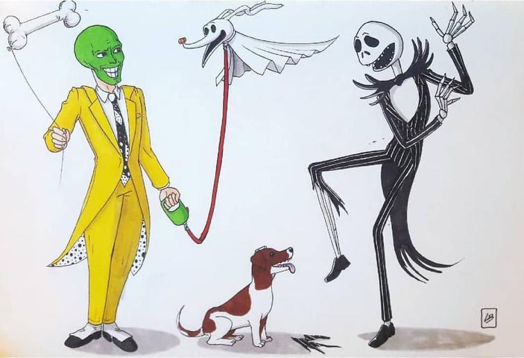 Художница поменяла местами известных мультяшных животных, Линда Бурдебала, Linda Bouderbala