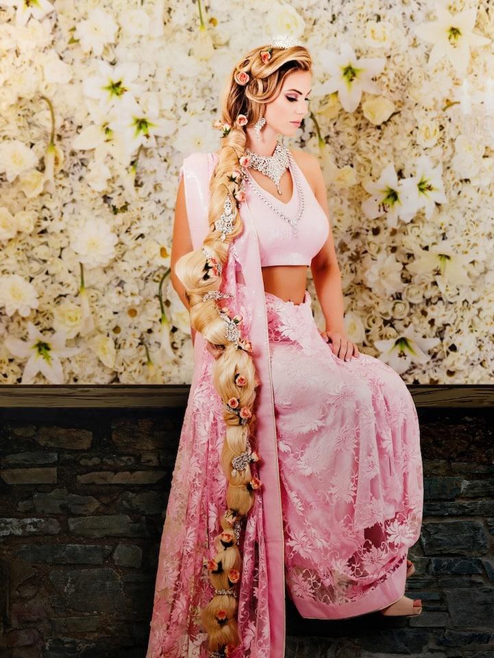 Как выглядели бы диснеевские принцессы, если бы жили в Индии (у Жасмин итак всё ок) Как выглядели бы диснеевские принцессы если бы жили в Индии, Амрит Грюэл