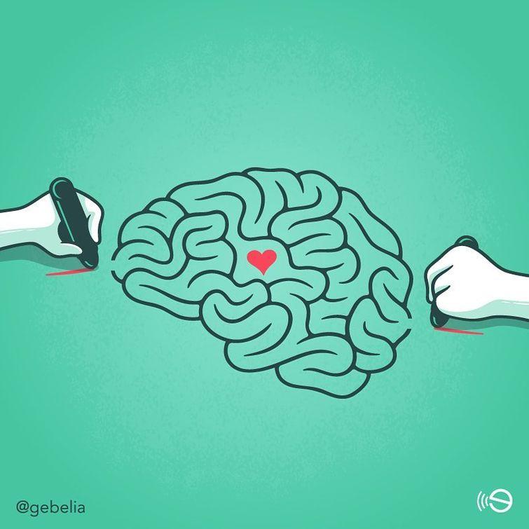 остроумные иллюстрации, печальная правда,Элия Коломбо, Elia Colombo