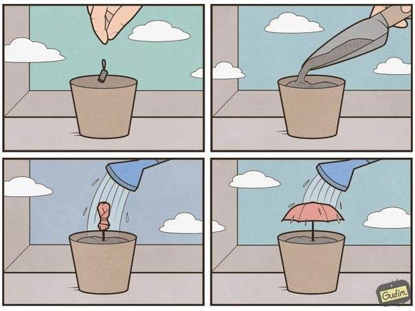 иллюстрации о жизни от Gudim,  Gudim