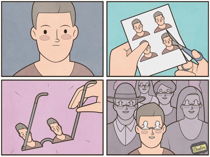 иллюстрации о жизни от Gudim,  Gudim