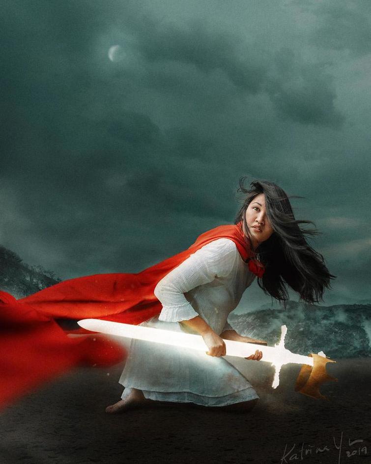 Фотограф превращает истории, которые видит в своей голове в волшебство, используя фотошоп фотограф Катрина Ю, Katrina Yu, при помощи фотошопа