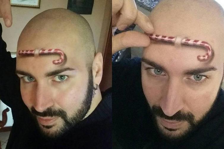 визажист мастер 3D-иллюзий, Лука Люче, Luca Luce