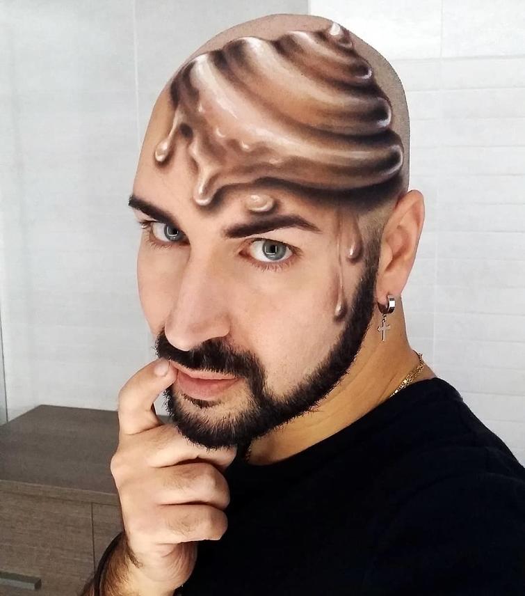 визажист мастер 3D-иллюзий, Лука Люче, Luca Luce