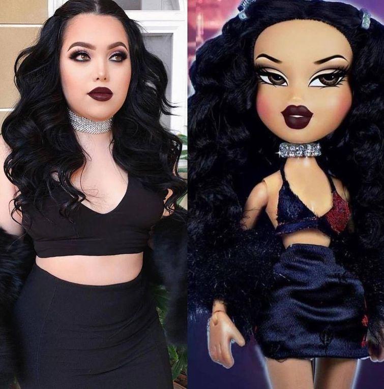 bratzChallenge, челлендж bratz,  воссоздать макияж и образ кукол Братц