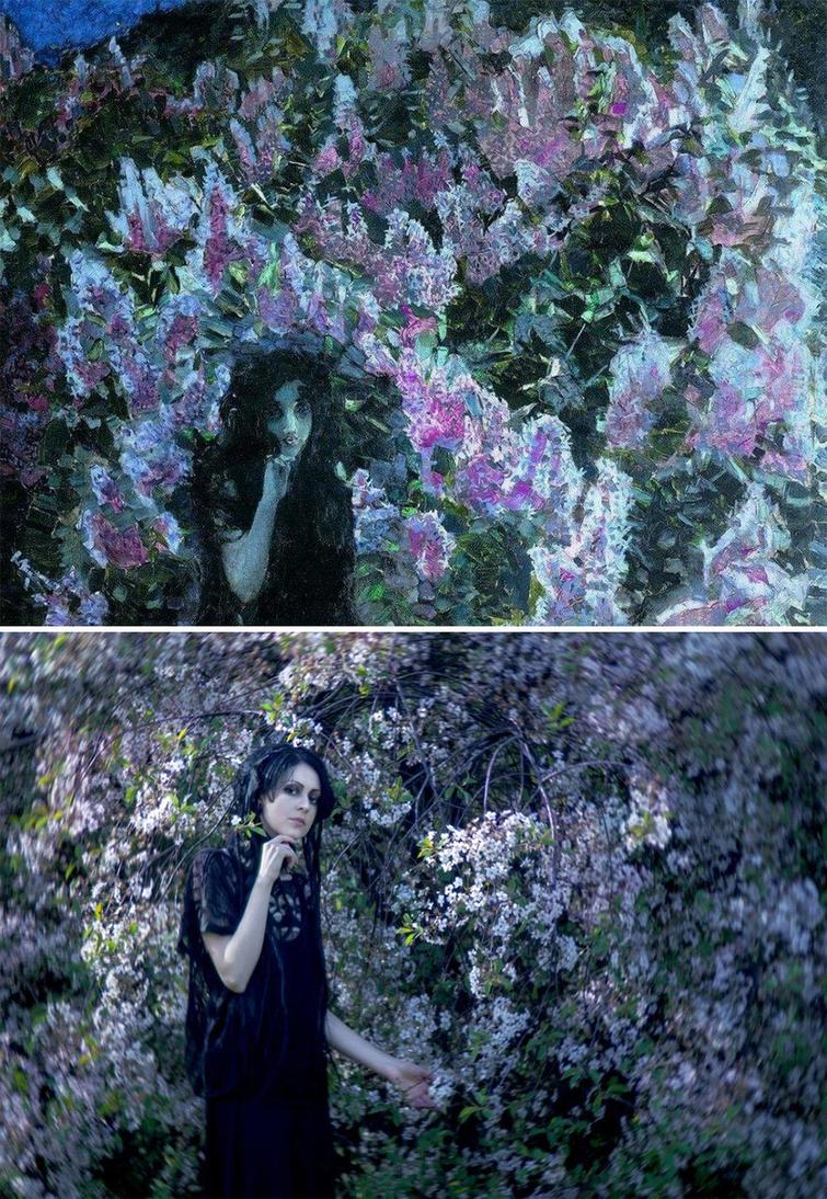 русские пытались воссоздать известные произведения искусства, сфоткай типа рембрандт