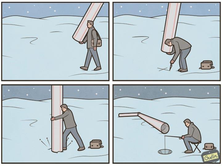 иллюстрации о жизни от Gudim,  Gudim