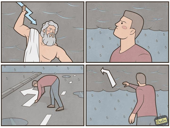 иллюстрации о жизни от Gudim,  Gudim