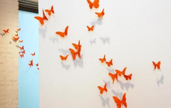 Бабочки из алюминиевых банок от Paul Villinski