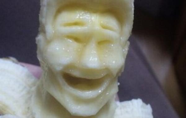 Креативная резьба по банану