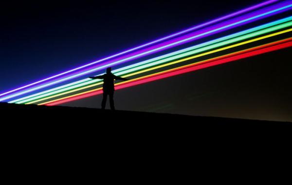 Лазерная радуга от Иветта Маттерна