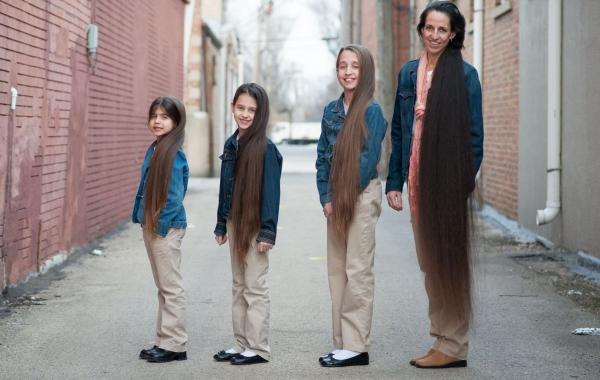  американская Рапунцель самые длинные волосы семья длинноволосых 