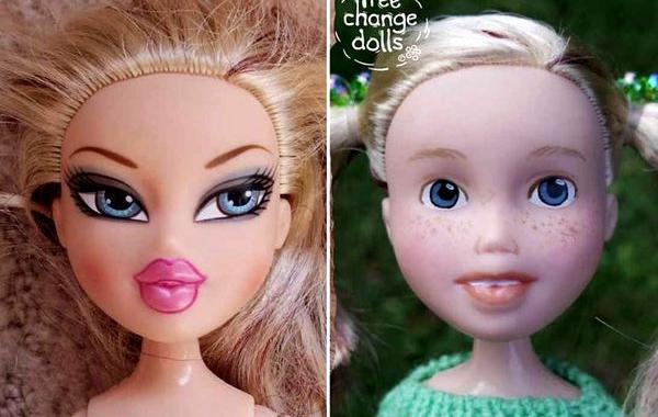 Tree Change Dolls, Соня Сингх, Sonia Singh, стирает макияж куклам Bratz