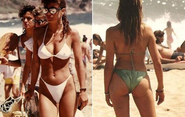 жизнь на пляжах Чили в 1980-х, девушки на пляже Чили