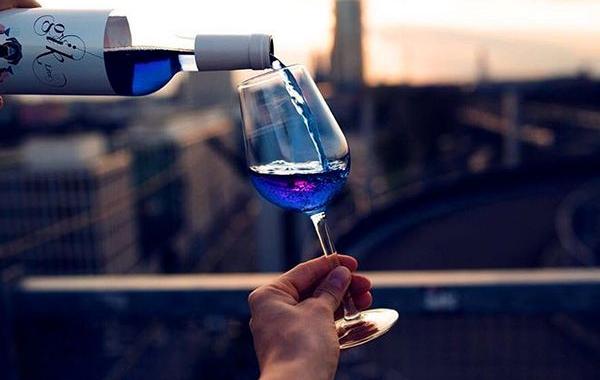 синее вино, синее вино Gik, синее вино фото