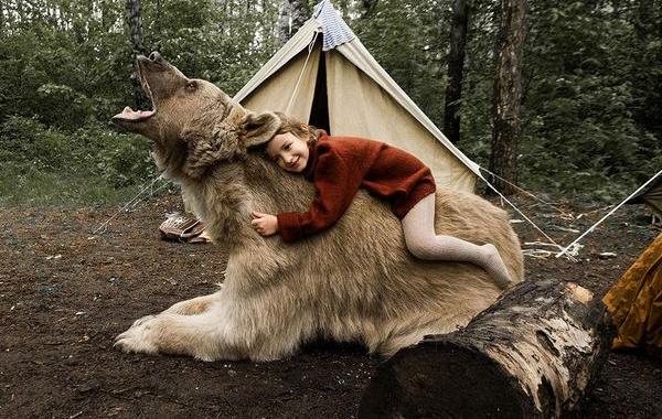 фотограф Ольга Баранцева, и тут пришёл медведь, фотосессия с медведем, медведь Степан