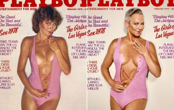 бывшие модели Playboy, бывшие модели Playboy воссоздали фото на обложках