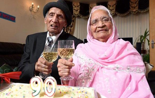 самая старая супружеская пара, 90-летний юбилей свадьбы, Карам Чанд, Karam Chand, Картари Чанд, Kartari Chand