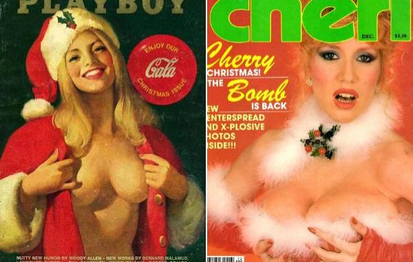 рождественские обложки мужских журналов