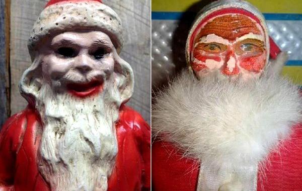 пугающие Санта-Клаусы, страшные Санта Клаусы, ужасные Санта Клаусы