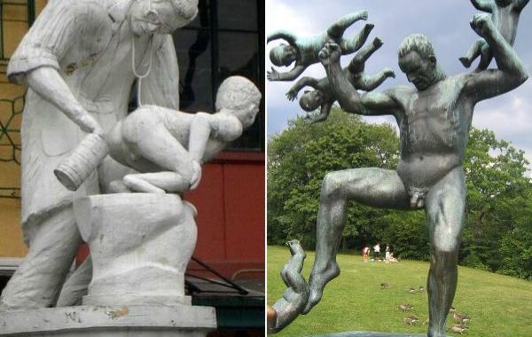 самые отвратительные статуи, самые нелепые статуи, самые абсурдные статуи
