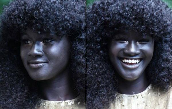  Кхудия Диоп, Khoudia Diop, Богиня меланина, Melaniin goddess, африканская модель с угольным цветом кожи