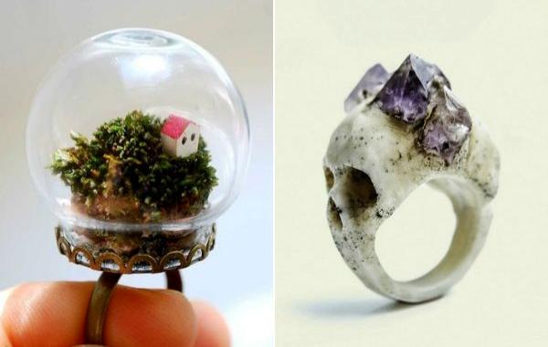 креативные кольца, необычные кольца, оригинальное кольцо
