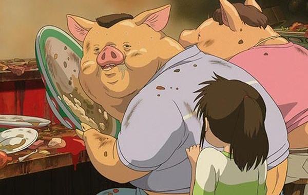 почему родители превратились в свиней Унесенные призраками, студия Ghibli  объяснила родители превратились в свиней Унесённые призраками