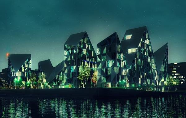 "Айсберг" - удивительный жилой комплекс в Дании