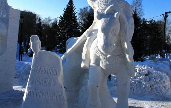 Ежегодный Сибирский фестиваль снежной скульптуры 2014 