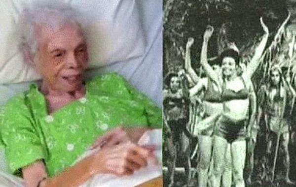 Элис Баркер,Alice Barker, 102-летняя женщина смотрит как она танцует, 02-летняя женщина смотрит свои танцевальные выступления