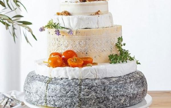 свадебные торты из сыра и мяса,  Wedding Cakes Meat Cheese