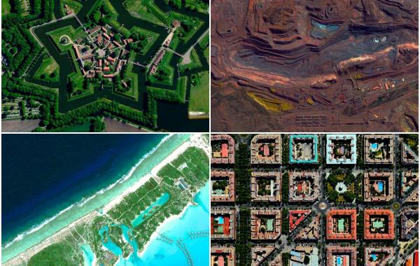 Потрясающие фотографии городов и ландшафтов, сделанные со спутника