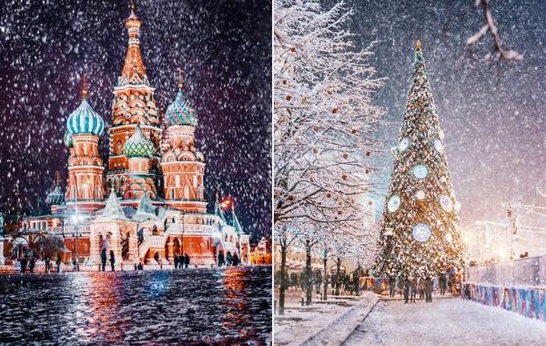 Зима в Москве, волшебные фотографии зимней столицы, Кристина Макеева 