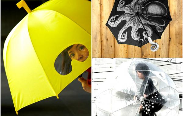 креативные оригинальные зонты, необычные зонты