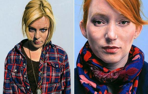 гиперреалистичные портреты от британского художника Стива Колдуэлла Steve Caldwell