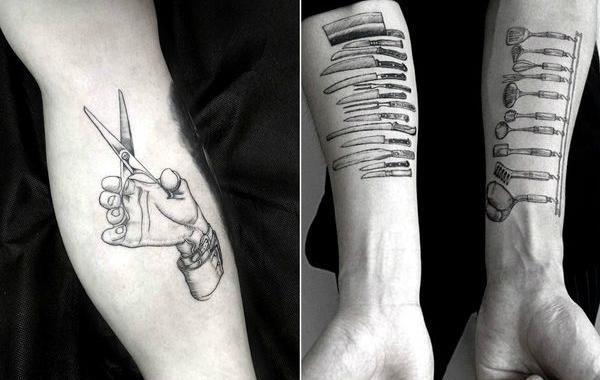 татуировки с профессией клиента, Oozy tattoo 