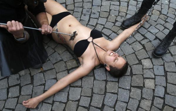 На улицах Чехии защитникам животных ставили клеймо раскаленным железом число 269