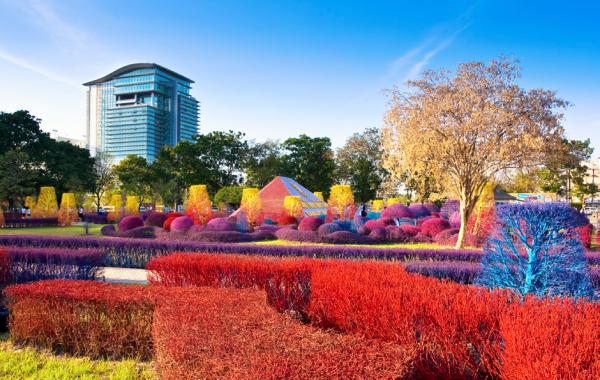 Красочные сады тайского университета Рангсит , Rangsit University