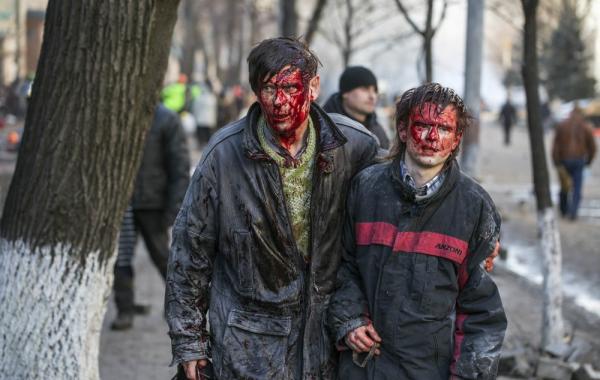 Резкое обострение ситуации на Майдане. Ужасные кровопролитные столкновения в Киеве