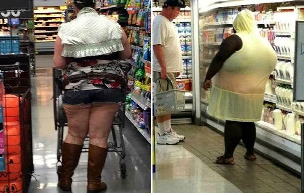 people of walmart, странные американцы, наряды посетителей американских супермаркетов
