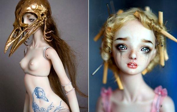 фарфоровые куклы для взрослых, Марины Бычкова куклы